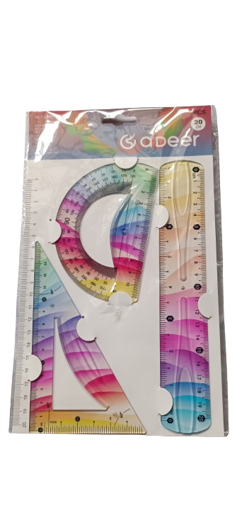 Ensemble Géo Flexible multi-color 20cm adeer