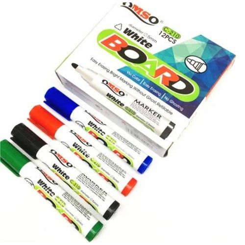 LOT DE 4 MARKERS EFFACABLES OMSO