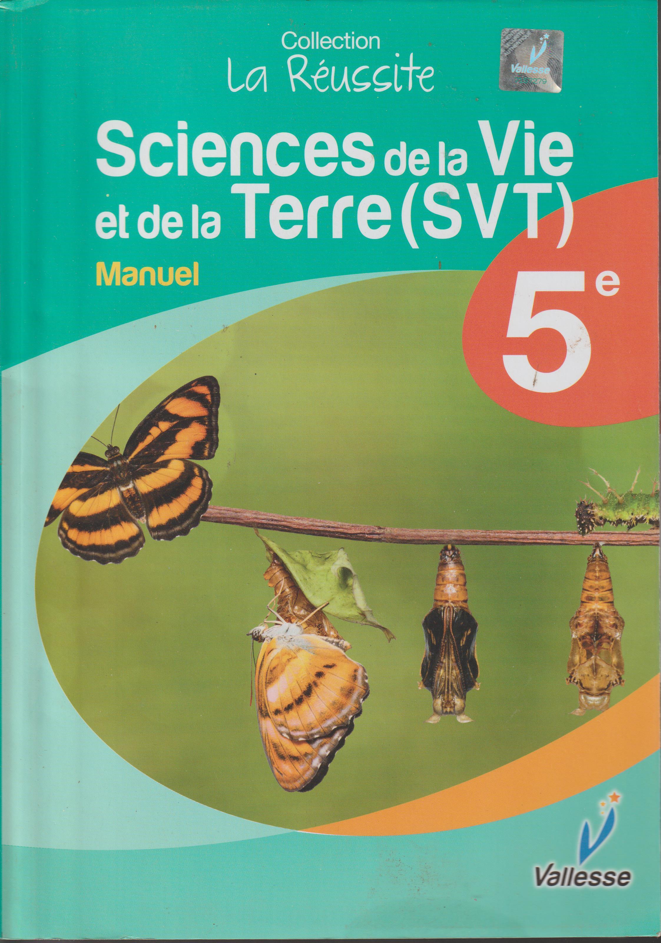 MANUEL SVT 5ème, VALLESSE EDITIONS