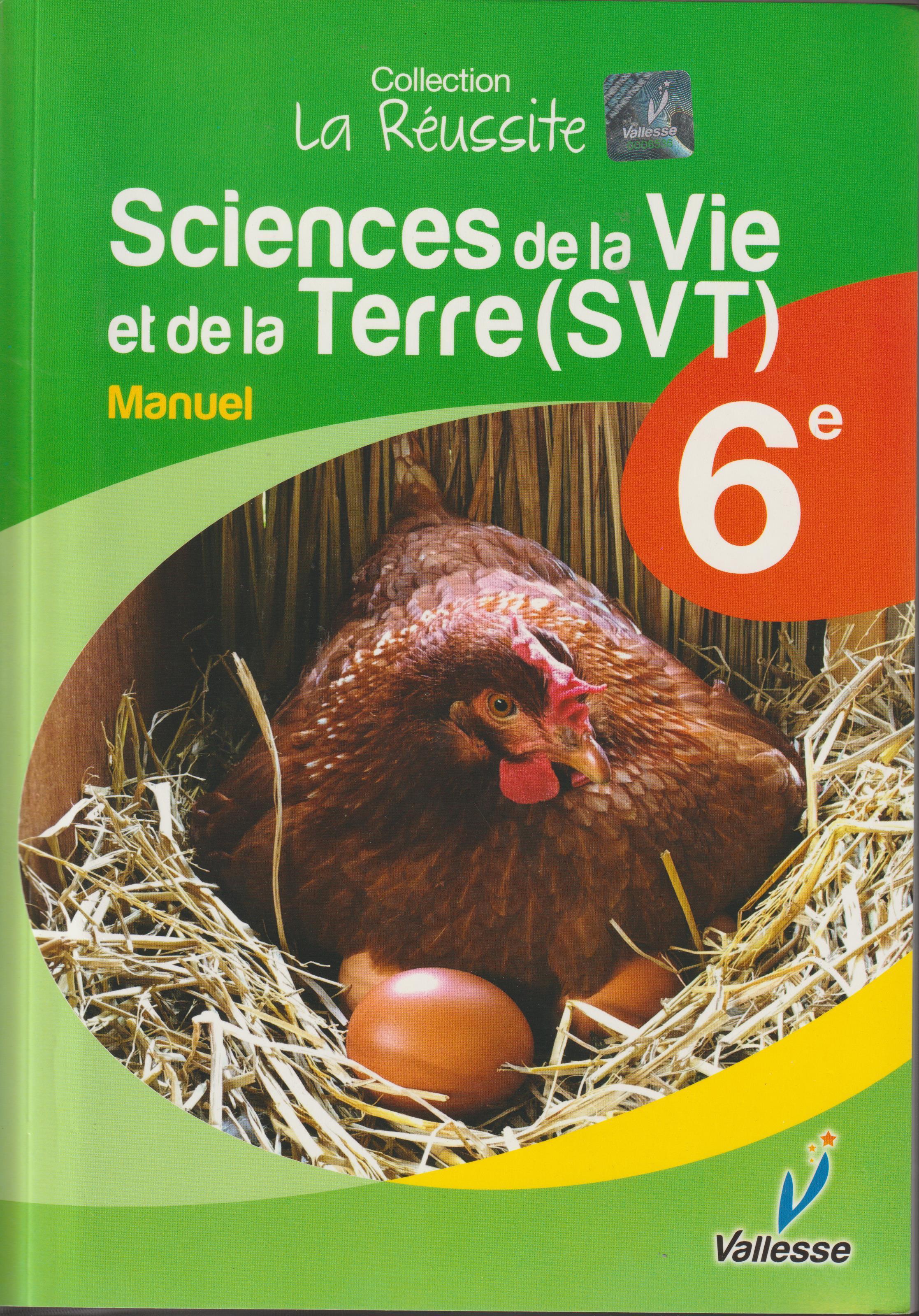 MANUEL SVT 6ème, VALLESSE EDITIONS