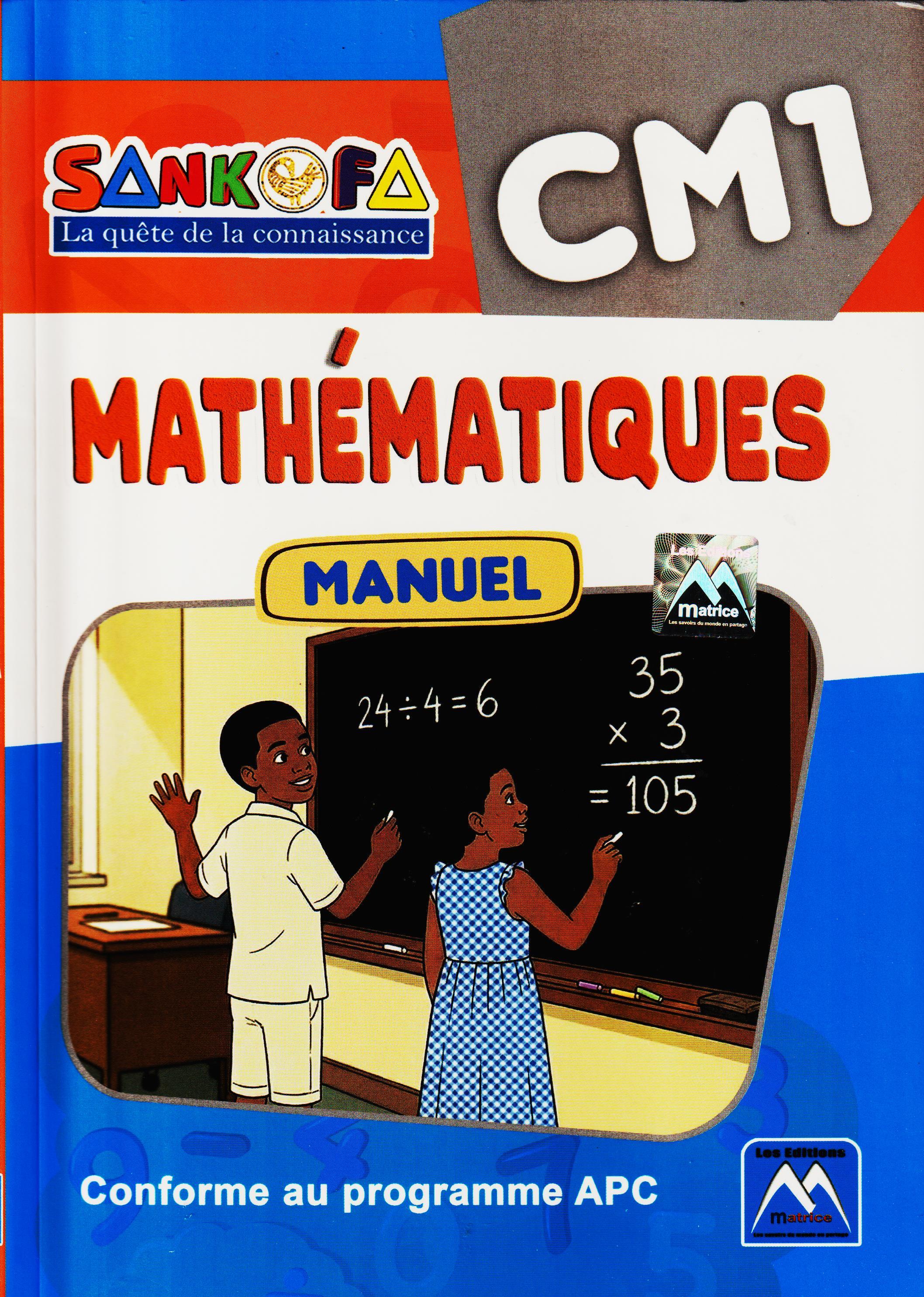 MANUEL MATHEMATIQUES CM1, EDITION MATRICE